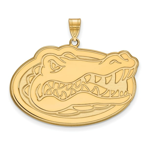 10K Yellow Gold Charm Pendant Florida NCAA University Of Miami 16 mm 10